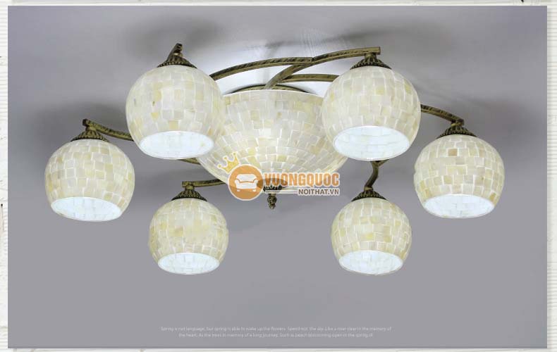 Đèn ốp trần nhập khẩu ánh sáng ấm áp YB428-10